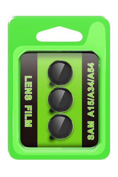 Khayra Samsung Galaxy A15 4g Raze Metal Camera Lens - Black-(5796) - Eszaoc1139-2880