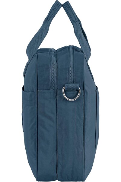 Caprice Collection Laptop Bag, 15.6" Padded Sleeve, Water-Resistant Nylon, Organizer Pockets BSD-KP026 (LIGHT BLUE)