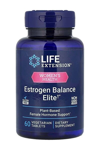 Life Extension صحة المرأة، إستروجين بالانس إيليت، 60 قرصًا نباتيًا
