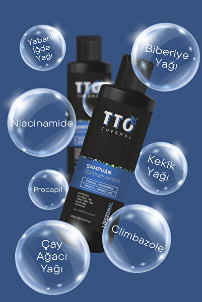 TTO Thermal Dökülme Karşıtı Şampuan 250 ml – Saç Dökülmesine Karşı Güçlendirici Formül