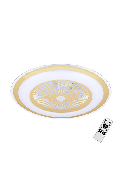 Other Lampă cu ventilator ZEPHYR GOLD 48W LED+ TELECOMANDĂ