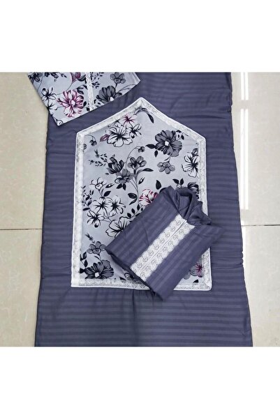 ELEGANT G طقم شرشف صلاه + سجادة + بيت مصحف