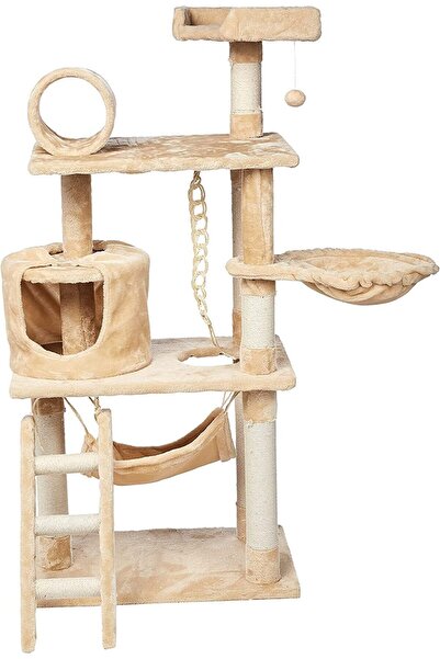 Jiffy Cat Tree Cat Tower Cat Condo Cat Activity Tree Playground Cage Kitten Multi-Level Play House