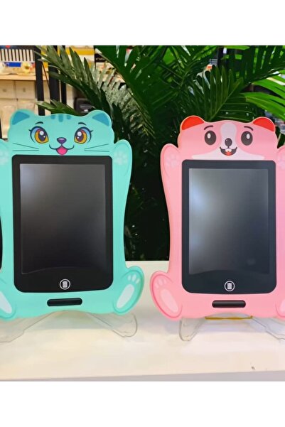 Duffa Figürlü Lcd Çizim Tableti Sevimli Hayvan Figür Çocuk Lcd Çizim Tahtası Yazı Tableti