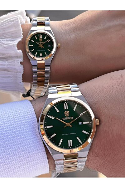 Raymond Special Lover's Combination for Couples 2 Years Warranty 5 Atm Water Resistant Couple Watch Cft.04