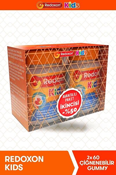 Redoxon Kids 60 Çiğneme Tableti 2'li Avantaj Paket - İkincisi %70
