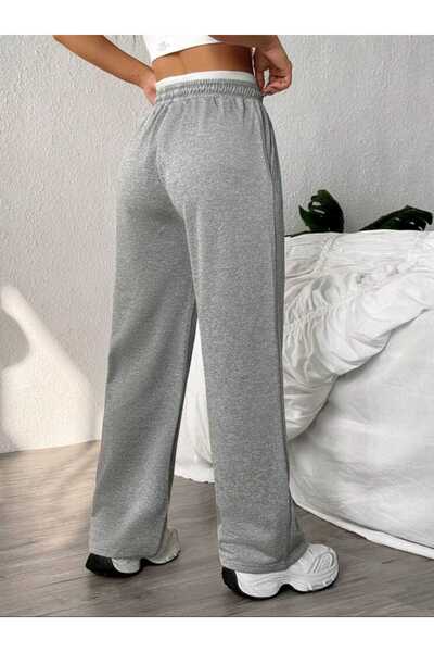 ELASSEL KIŞLIK KADIN GRİ BOL EŞOFMAN ALTI