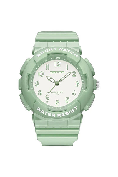 Sanda 6094 Πράσινο Παιδικό Ρολόι – Αθλητικό Σχεδιασμός, Αναλογικό, Ανθεκτικό σε Κραδασμούς, Ανθεκτικό στο Νερό 5ATM