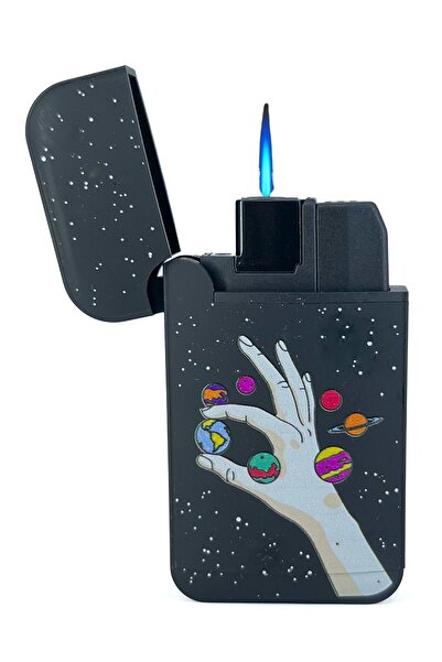 Zengaz Cool Tasarım Jet Alev Çakmak - Planets Orbiting