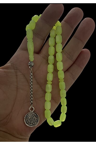 Trikala Özel İşçilikli Özel Döküm Opal Tesbih 10x7mm