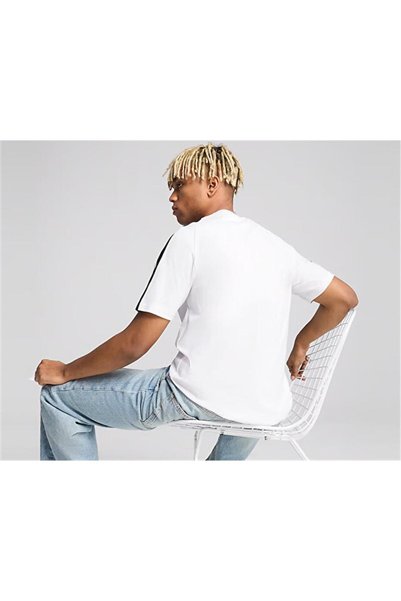 Puma T7 Tee White Men's Short Sleeve T-Shirt