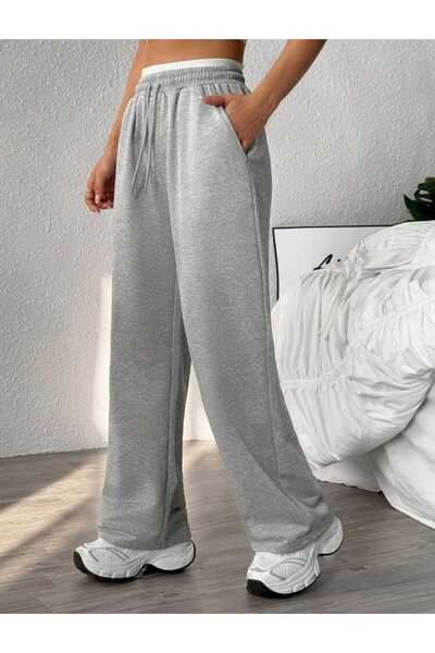 ELASSEL KIŞLIK KADIN GRİ BOL EŞOFMAN ALTI