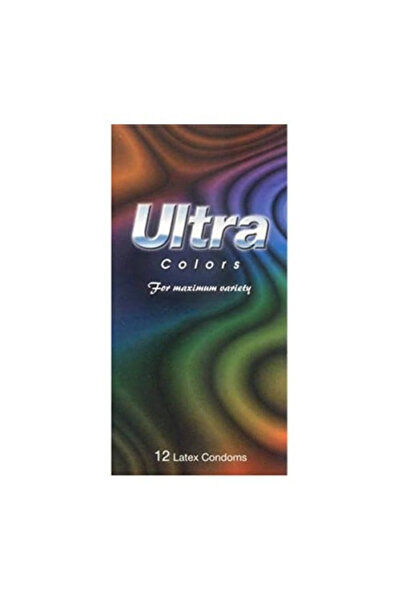 ULTRA الترا واقي ذكري 12 قطعة ملون