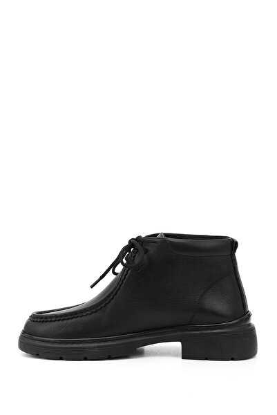 GÖNDERİ(R) Γυναικείες/Κοριτσίστικες μπότες άνεσης από γνήσιο δέρμα με μαύρα κορδόνια