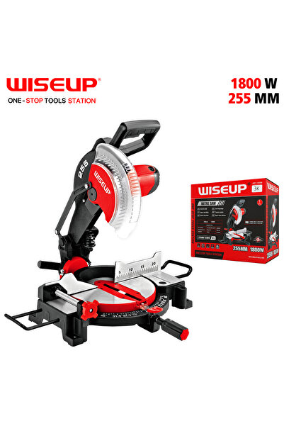 WISEUP منشار خشب وألمنيوم 1800 واط