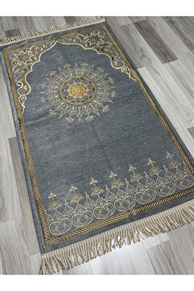 AYHANHOME 4 Piece Special Boxed Woven Twisted Fringed Prayer Rug Set