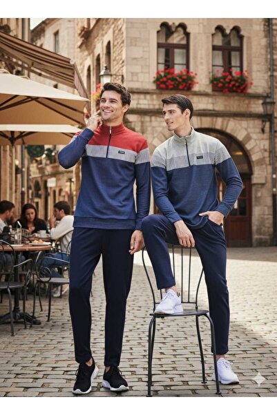 TRENDY erkek penye eşofman takımı