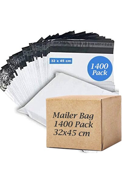 MARKQ ١٤٠٠ كيس بريدي أبيض من البولي إيثيلين | أكياس شحن ذاتية الغلق لاصقة مقا...