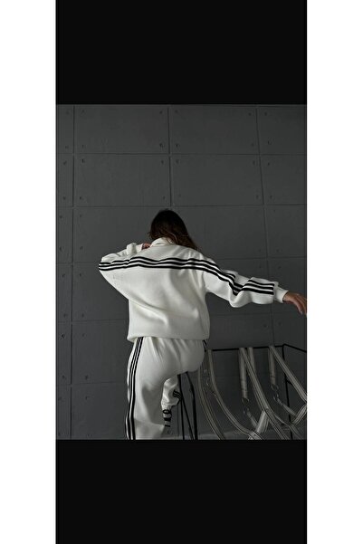 WEAR White Stripe Tracksuit Set