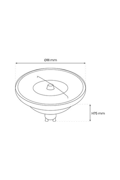 Other AR111 BULB - 10.5W GU10 4000K/ White with reflector