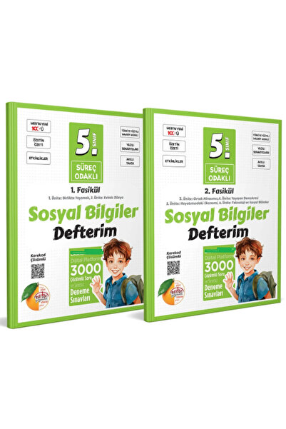 Editör Yayınevi 5. Sınıf Süreç Odaklı Sosyal Bilgiler Defterim (2 Fasikül) - ...