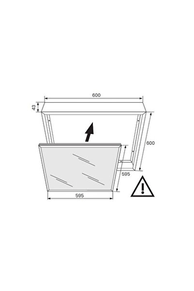 Other RAMĂ DIN ALUMINIU 60x60 PENTRU PANOU LED