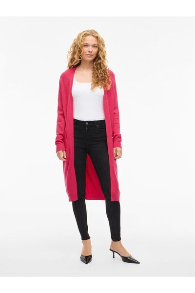 VILA Strickjacke VIRIL Longline