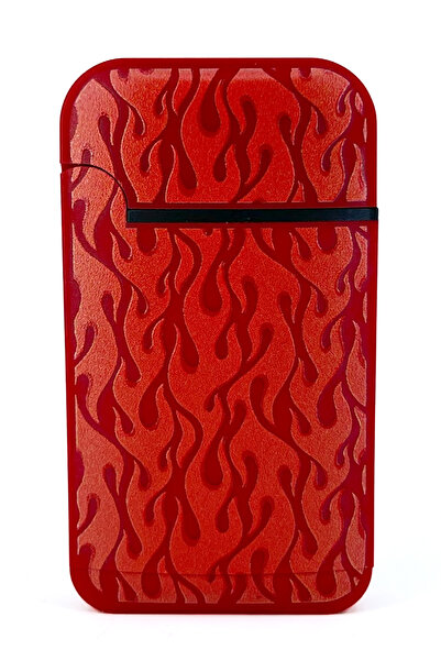 Zengaz Cool Tasarım Jet Alev Çakmak - Red Flames