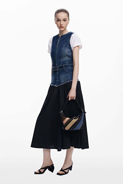 Desigual Medium patchwork shoulder bag