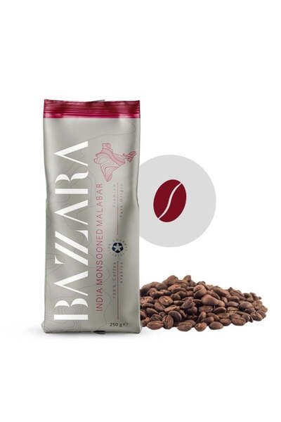 bazzara Cafea Boabe India Monsooned Malabar, 1 kg