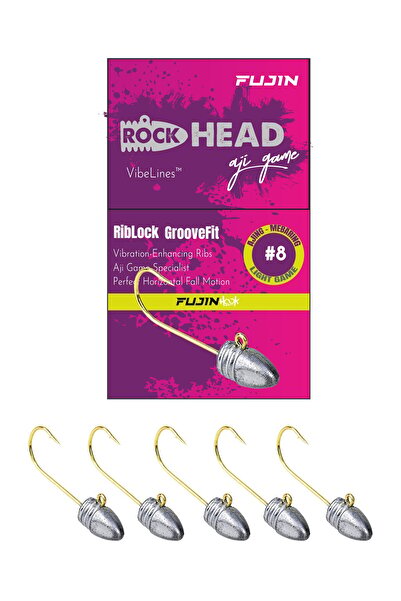 Fujin Rock-Head 8no Aji Game Jighead