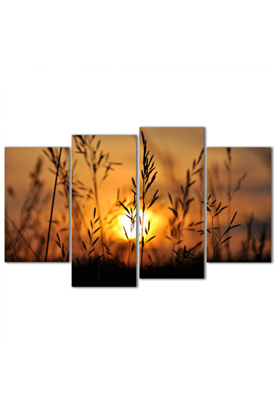 Generic لوحه جداريه - غروب - ١٥٢٣ - مقسمه أربعة قطع