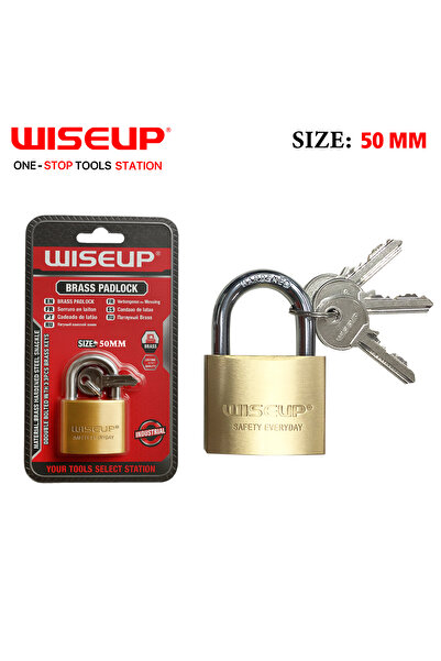 WISEUP 50mm brass lock.