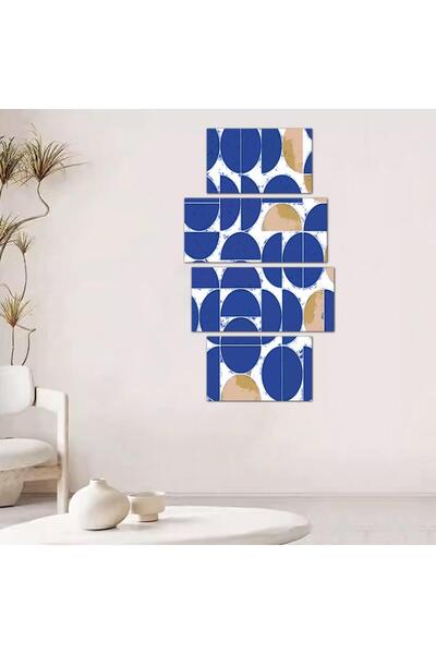 Generic لوحه جداريه مودرن فن بوهيمي - 24058 - مقسمه أربعة قطع