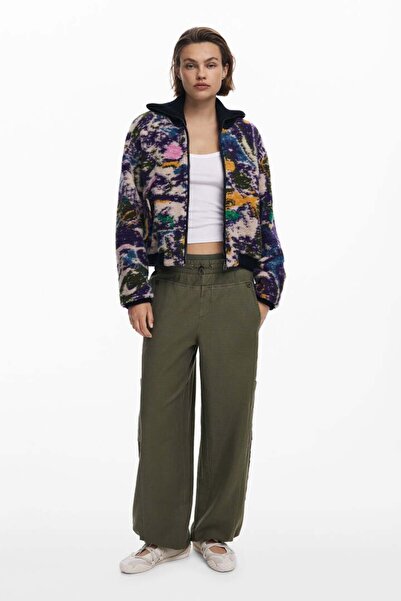 Desigual Heathered bomber jacket