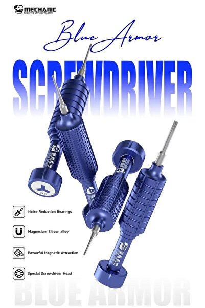 MECHANIC Blue Armor 4'ü 1 Arada Manyetik Hassas Tornavida Seti