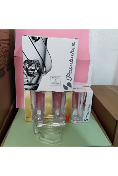 ORTAKÖY CENNETİ Pasabahce 9-Piece Rakı Set. Holiday Rakı Glass 205 Cc. Pasabahce Ice Cooler 100 Cc Mini Jug