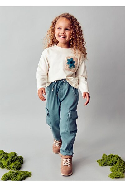 MAYORAL Children's Cargo Pants Mint 4572