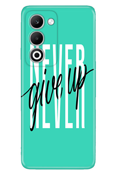 OPPO A5 5G Kılıf Tema Art Desenli Baskılı Silikon Asla Pes Etme