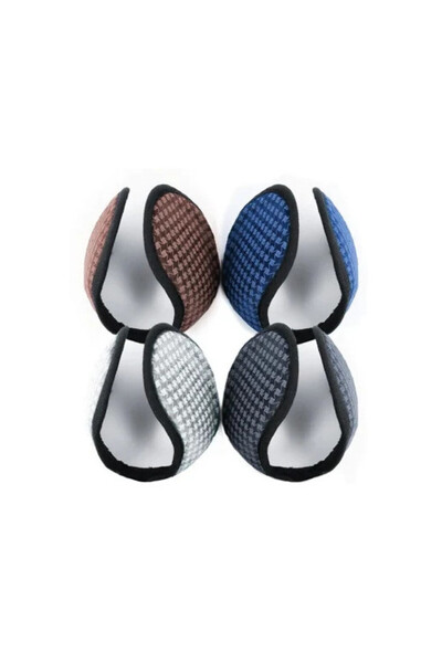 OEM Set 12 Aparatori de Urechi Medii, model texturat, multicolor, 11x11x13cm