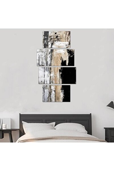 Generic Modern Abstract Art Wall Panel - 24505 - Divided into four pieces