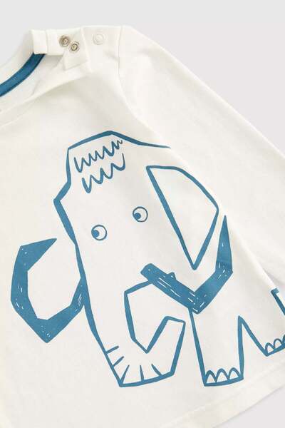 MOTHERCARE Check Shirt and Long-Sleeved T-Shirt Set