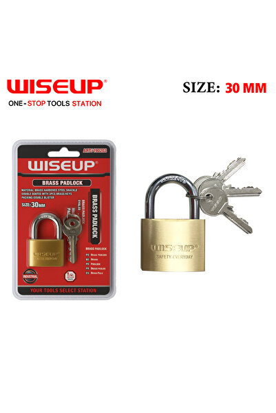 WISEUP 30mm brass lock.