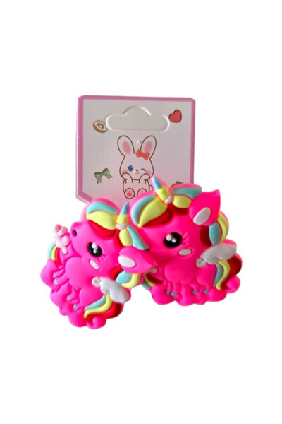 OEM Set elastice pentru fetite cu caluti, multicolor, 12 folii x 10 elastice,...