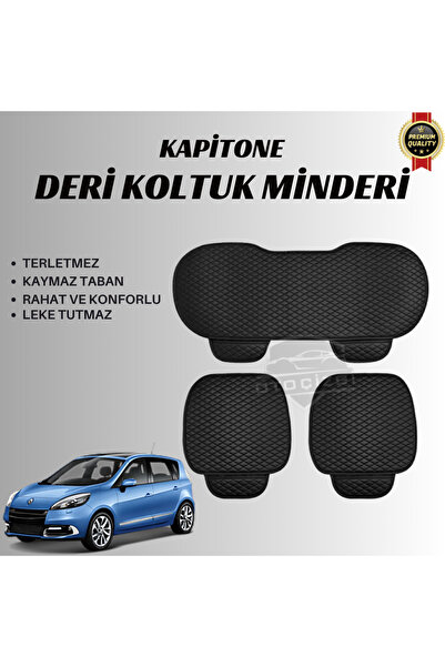 Oto Çizgi Husă de protecție pentru scaun din piele matlasată compatibilă cu R...