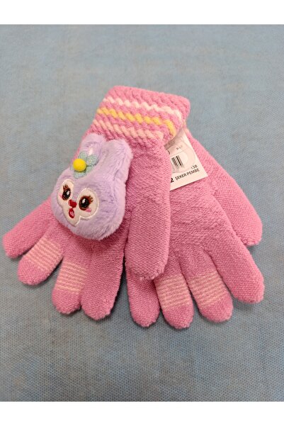 Kitti Knitted Wool Gloves for Girls Aged 4-8