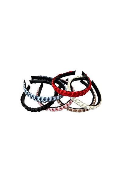 OEM Set 12 bentite subtiri impletite din satin, multicolor, 1.5x12x16cm, 2 bucati