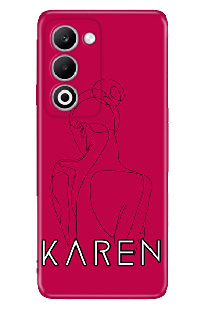 OPPO A5 5G Kılıf Tema İsim Yazılı Kişiye Özel Silikon Kapak Model-37