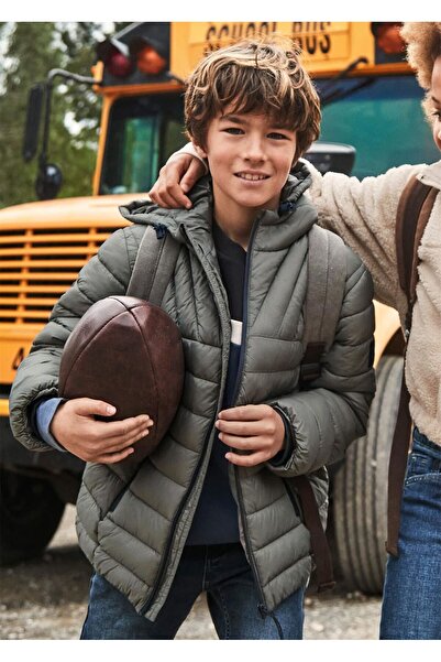 MAYORAL Boy's Puffer Jacket Khaki 7412