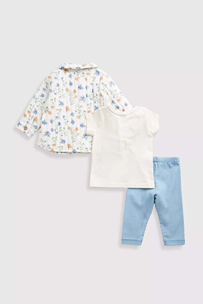 MOTHERCARE Leggings, T-Shirt and Jacket Set